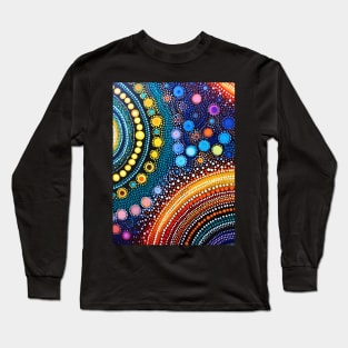 Explore the Cultural Depth: Australian Aboriginal Art and Unique Visual Traditions Long Sleeve T-Shirt